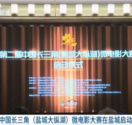 江苏电视台：第二届中国长三角（盐城大纵湖）微电影大赛在盐城启动
